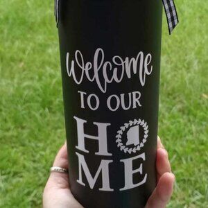 STATE PERSONALIZED Wine Bottle Decor